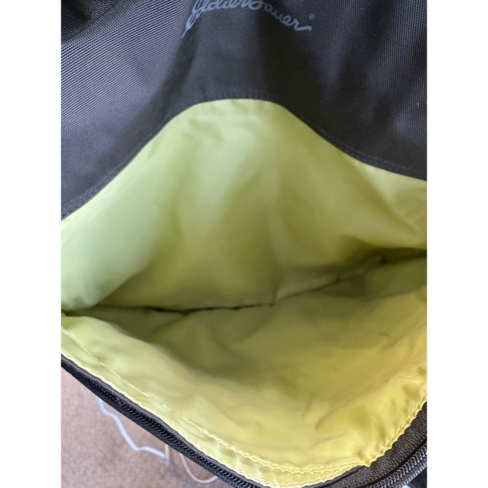 Eddie Bauer Black Nylon Tote Bag Large Shoulder Travel Gym Carryall‎ - Picture 10 of 10